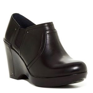 Dansko Florence Platform Booties Black Size 38